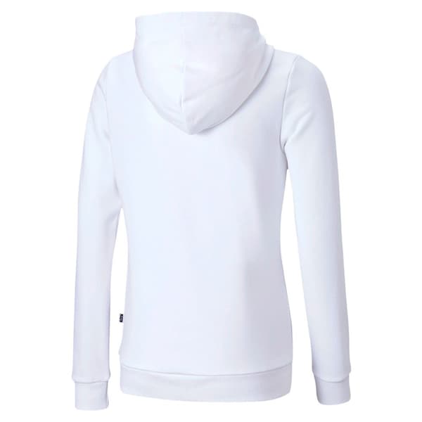 Puma Essential Logo Tröja Med Huva Vit 5-6 Years Flicka