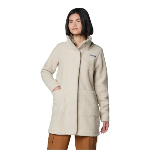 Columbia Panorama Long Jacket 1862582278, Kvinde, Jakke, Beige Beige L
