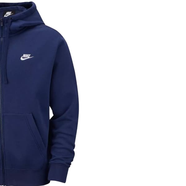 Nike Sportswear Club Fleece Hoodie BV2645-410, Mand, Sweatshirts, Marine blå