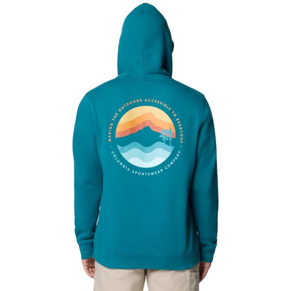 Columbia Columbia Trek Graphic Hoodie 2018494364, Mand, Sweatshirts, Grøn