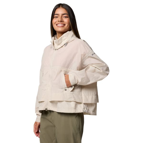 Columbia Paracutie II Windbreaker Jacket 2116561278, Kvinna, Jackor, Beige