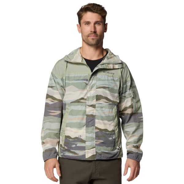Columbia Challenger II Novelty Windbreaker Jacket 2116981348, Mand, Jakke, Grøn