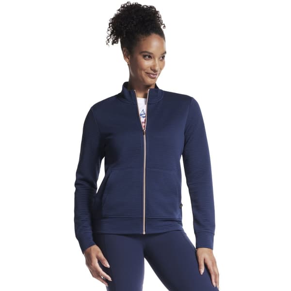 Skechers Go Walk Everywhere Full Zip Hoodless W3JA261-NVY, Kvinde, Sweatshirts, Marine blå