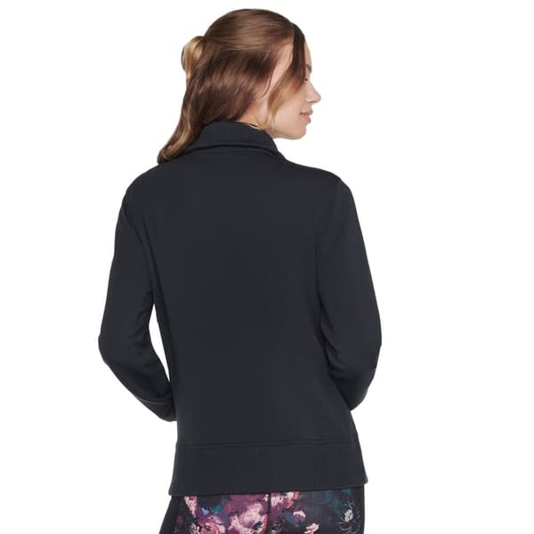 Skechers Hoodless Hoodie Skechcloud Jacket WJA288-BLK, Kvinde, Sweatshirts, Sort