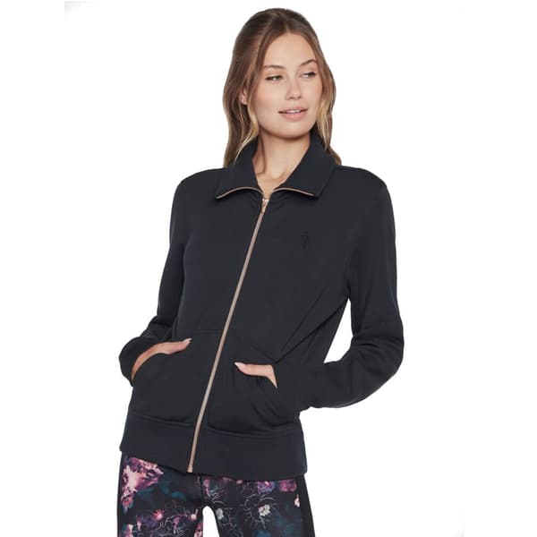 Skechers Hoodless Hoodie Skechcloud Jacket WJA288-BLK, Kvinde, Sweatshirts, Sort