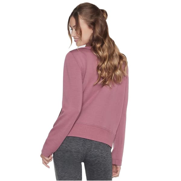 Skechers Hoodless Hoodie Skechcloud Jacket WJA288-DKMV, Kvinna, Tröjor, Lila