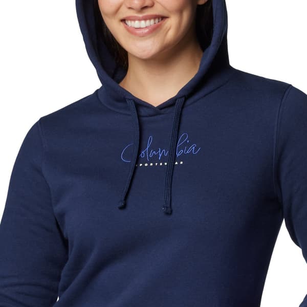 Columbia Trek Graphic Treatment Hoodie 2051611464, Kvinde, Sweatshirts, Marine blå