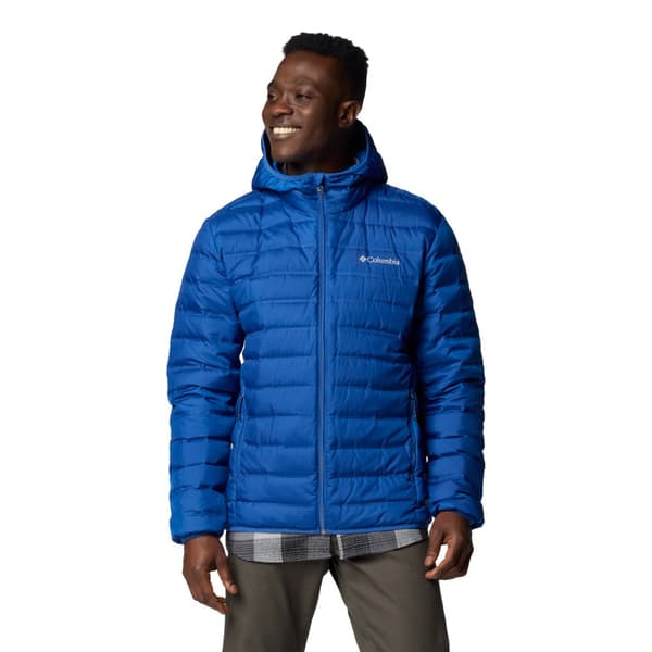 Columbia Lake 22 II Down Hooded Jacket 2086294433, Mand, Jakke, Blå Blue M