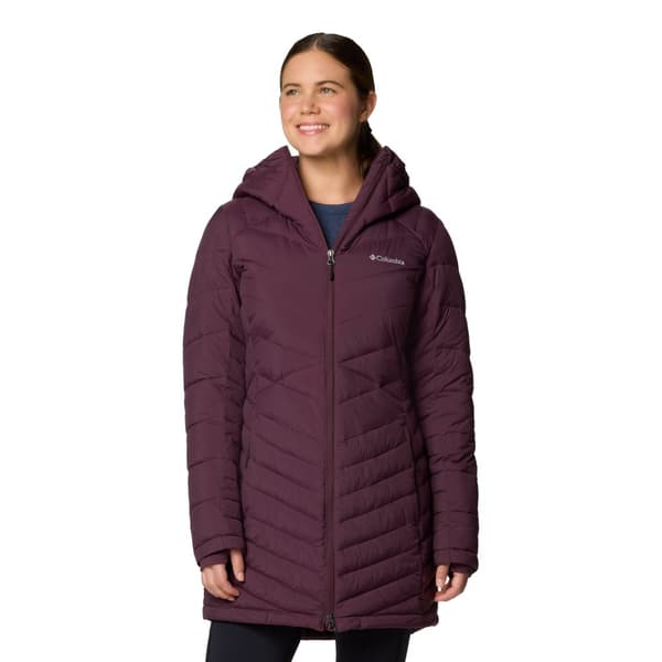 Columbia Joy Peak Hooded II Mid Jacket 2088641607, Kvinna, Jackor, Vinröd Burgundy M