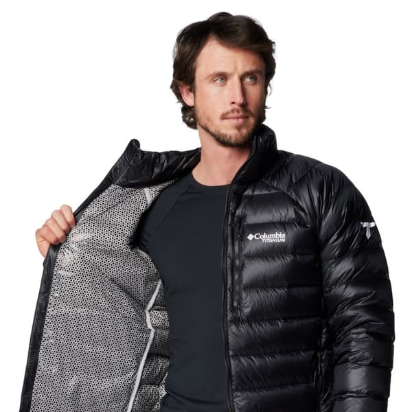 Columbia Arctic Crest Down Jacket 2088784010, Mand, Jakke, Sort