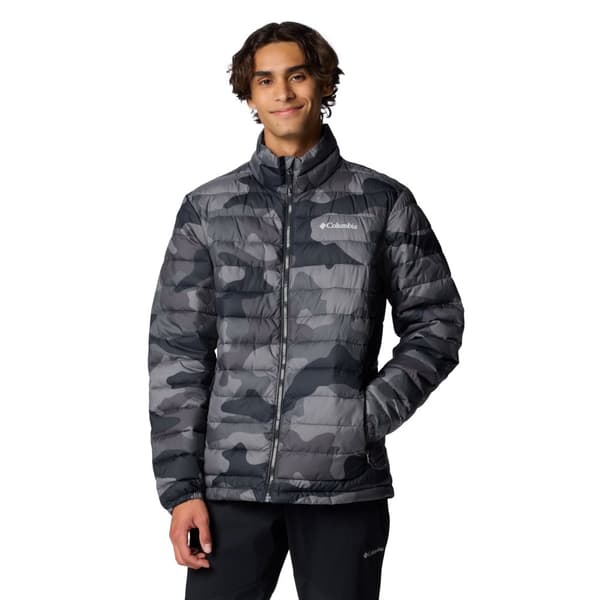 Columbia Powder Lite II Printed Jacket 2098394010, Mand, Jakke, Sort Black XL