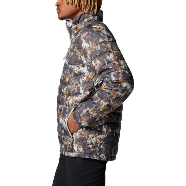 Columbia Powder Lite II Printed Jacket 2098394278, Man, Jackor, Grå