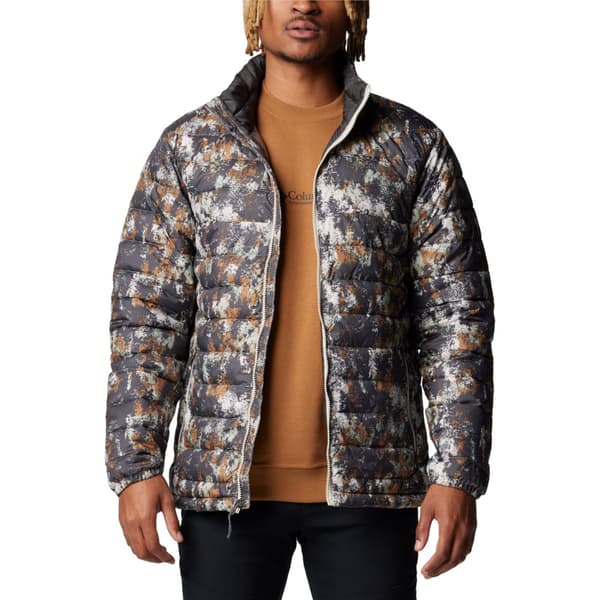 Columbia Powder Lite II Printed Jacket 2098394278, Man, Jackor, Grå