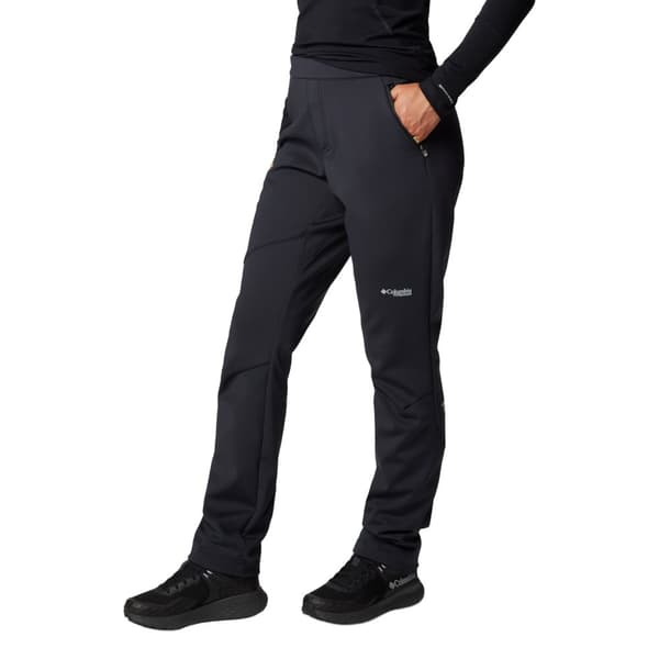 Columbia Vest Canyon High-Rise Softshell Pant 2105831010, Kvinde, Bukser, Sort