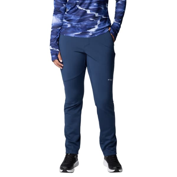 Columbia Vest Canyon High-Rise Softshell Pant 2105831464, Kvinna, Byxor, Marinblå