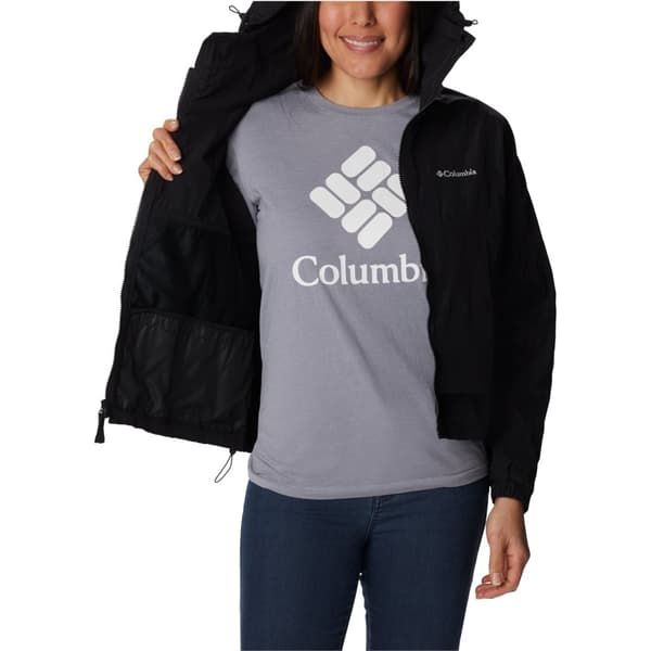Columbia Paracutie II Windbreaker Jacket 2116561010, Kvinna, Jackor, Svart