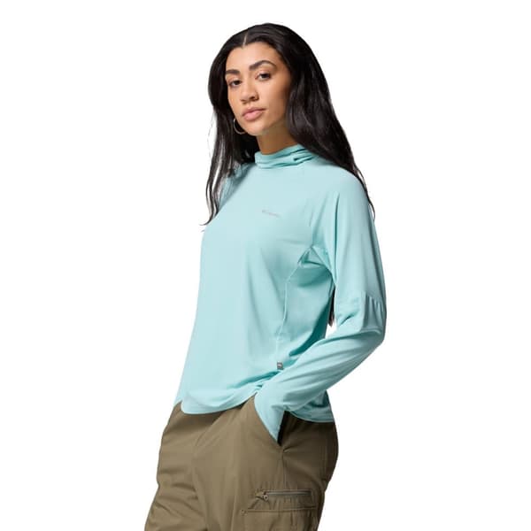 Columbia Skien Valley Hoodie 2123293325, Kvinna, Tröjor, Blå