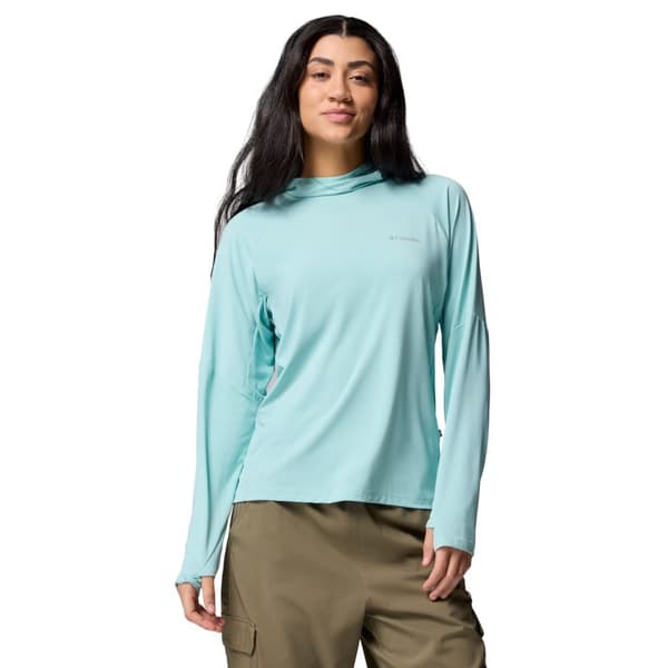 Columbia Skien Valley Hoodie 2123293325, Kvinna, Tröjor, Blå