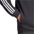 Miniatyrbild 4 av 4: adidas Essentials Fleece 3-Stripes FZ Hoodie IB4029, Man, Tröjor, Svart