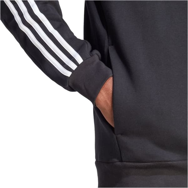 adidas Essentials Fleece 3-Stripes FZ Hoodie IB4029, Man, Tröjor, Svart