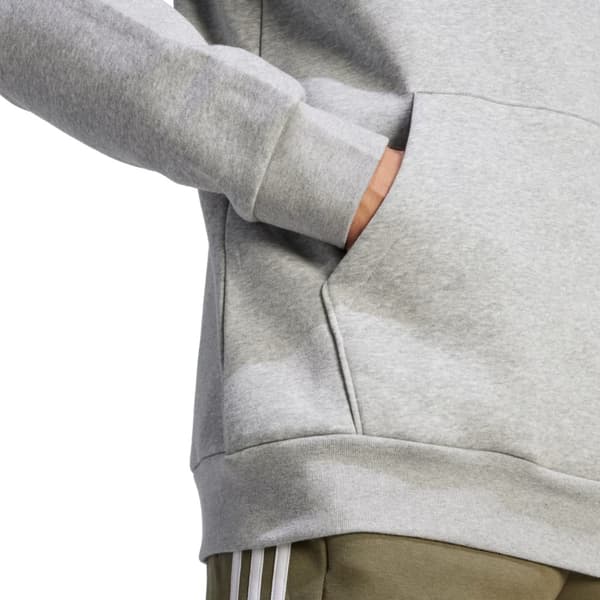adidas Essentials Fleece Big Logo Hoodie IJ8910, Man, Tröjor, Grå
