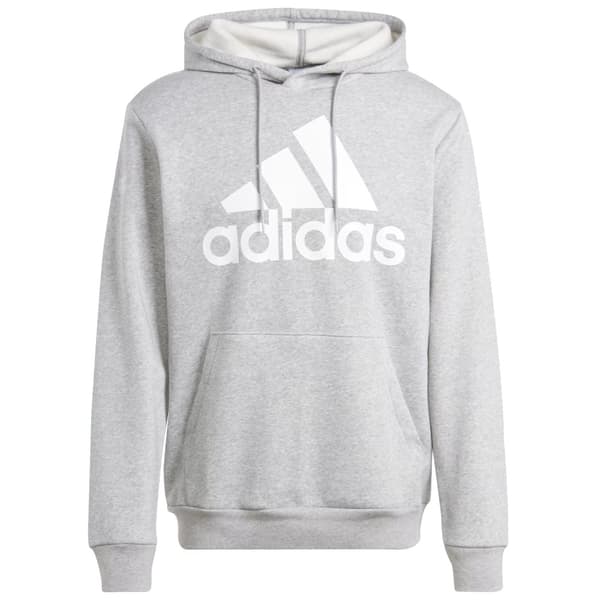 adidas Essentials Fleece Big Logo Hoodie IJ8910, Man, Tröjor, Grå
