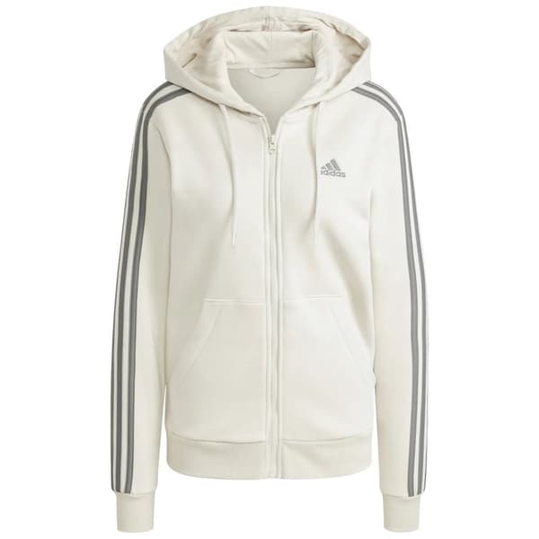 adidas Essentials 3-Stripes W Hoodie IY1732, Kvinna, Tröjor, Vit