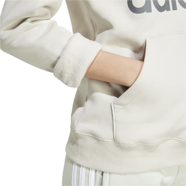 adidas Essentials Big Logo W Hoodie IY6708, Kvinna, Tröjor, Vit