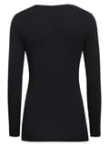 Miniatyrbillede 2 af 3: Damebluse med lange ærmer, sort, navlebluse til gravide
