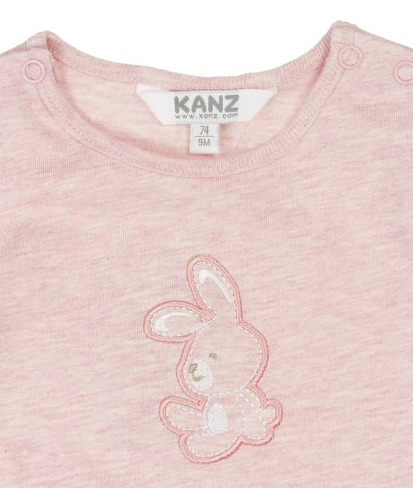 Babyrosa långärmad blus Kanz
