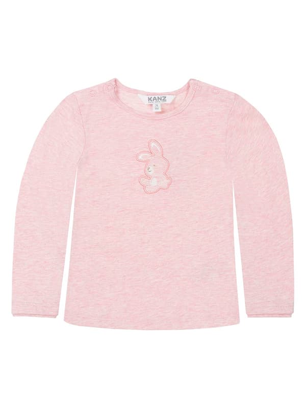 Babyrosa långärmad blus Kanz