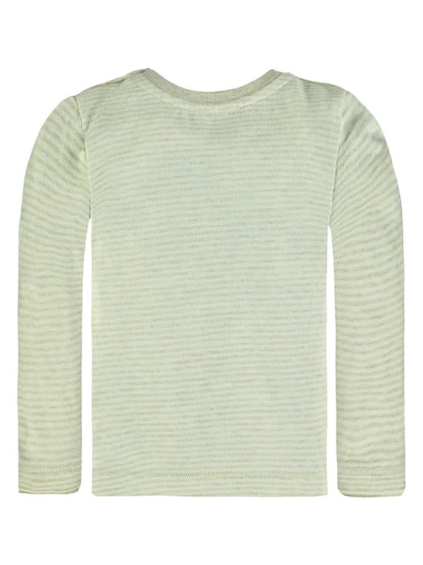 Barnblus med lång ärm, beige Kanz