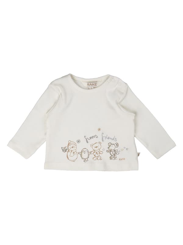 Baby långärmad blus vit Kanz
