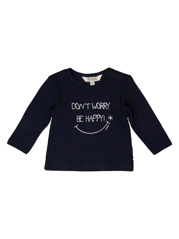 Baby långärmad blus blå Kanz