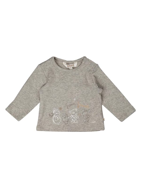 Baby långärmad blus grå Kanz