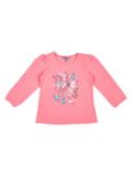 Miniatyrbillede 1 af 3: Pink langærmet t-shirt til piger fra Kanz