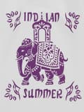 Miniatyrbild 3 av 3: Långärmad blus för flickor, vit, elefant, Kanz