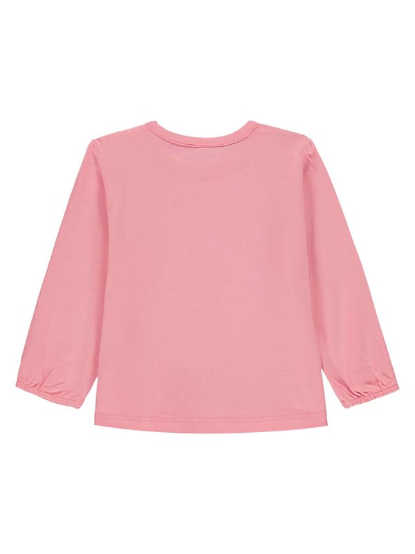 Långärmad blus för flickor, rosa, Kanz