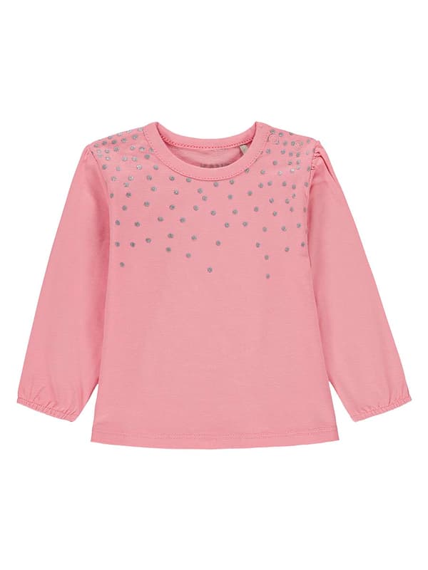 Långärmad blus för flickor, rosa, Kanz