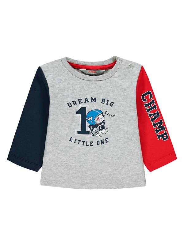 Baby långärmad blus grå Kanz