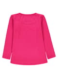 Miniatyrbillede 2 af 3: Pigernes lyserøde Kanz-t-shirt med lange ærmer
