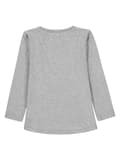 Miniatyrbild 2 av 3: Grå t-shirt med Kanz-tryck för flickor
