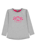 Miniatyrbild 1 av 3: Grå t-shirt med Kanz-tryck för flickor