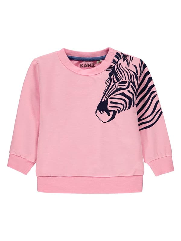 Babyrosa långärmad blus Kanz