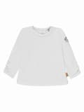 Miniatyrbild 1 av 3: Vit långärmad t-shirt för flickor, navel