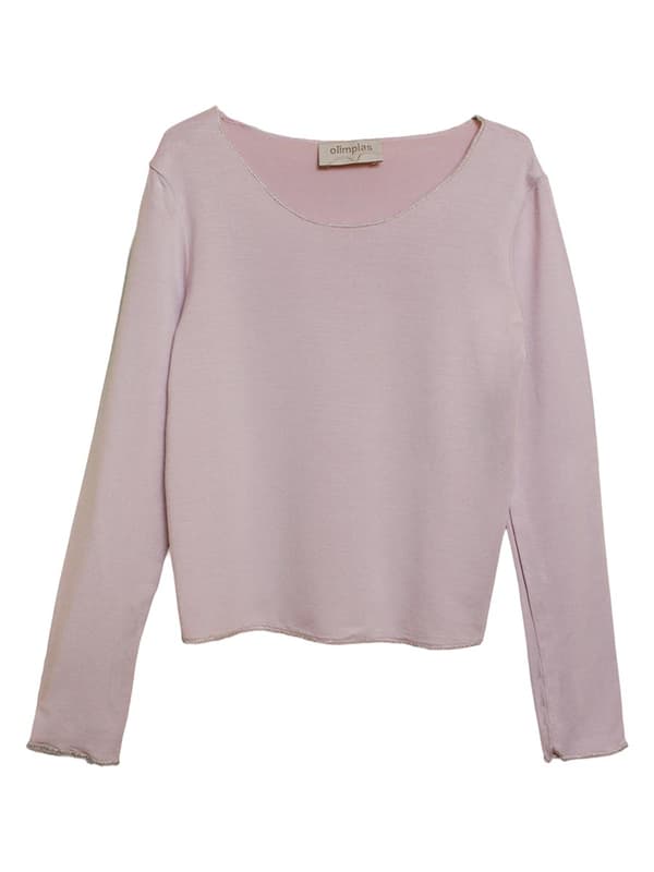 Långärmad blus för flickor, rosa, Olimpias