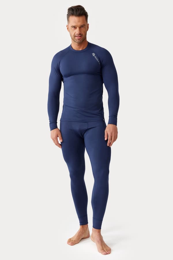 Rough Radical Warm snabbtorkande termounderkläder för herrar Mörkblå XXL