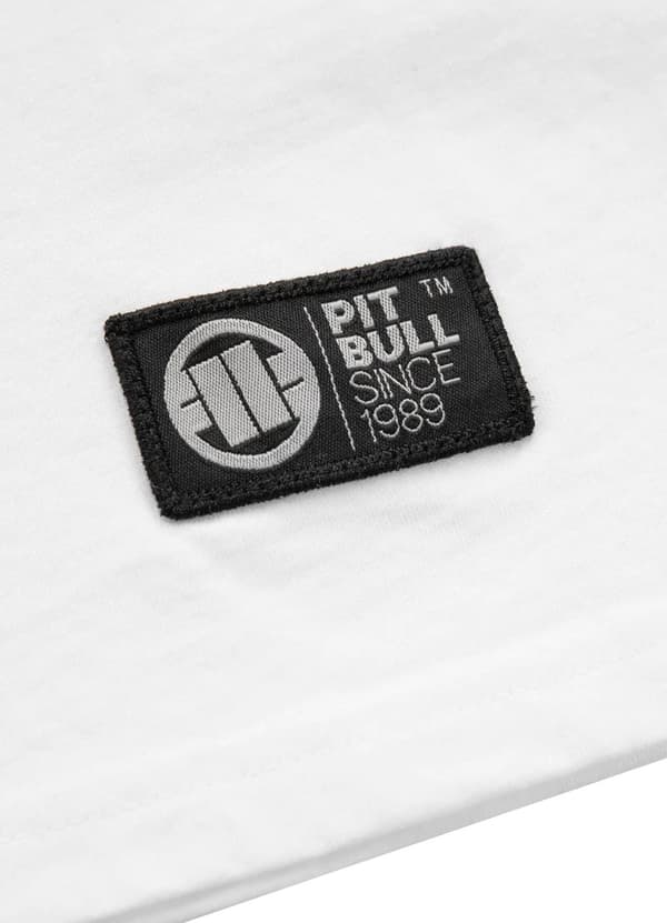 Pit Bull T-shirt Lättviktig Liten Logo Vit M