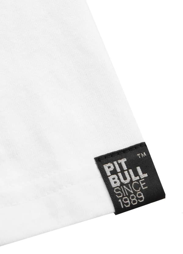 Pit Bull T-shirt Lättviktig Liten Logo Vit M