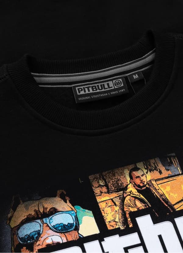 Pit Bull Hoodie Most Wanted Crewneck Svart L